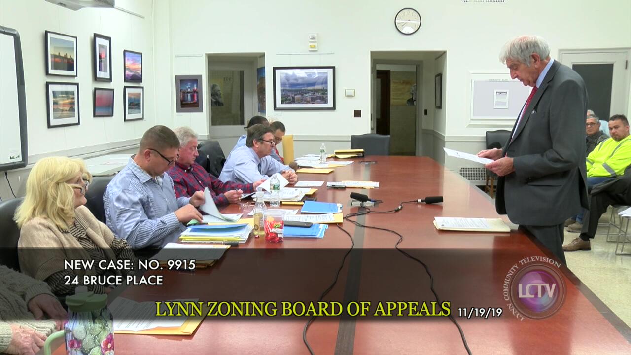 Zoning Board of Appeals Meeting | November 19, 2019
